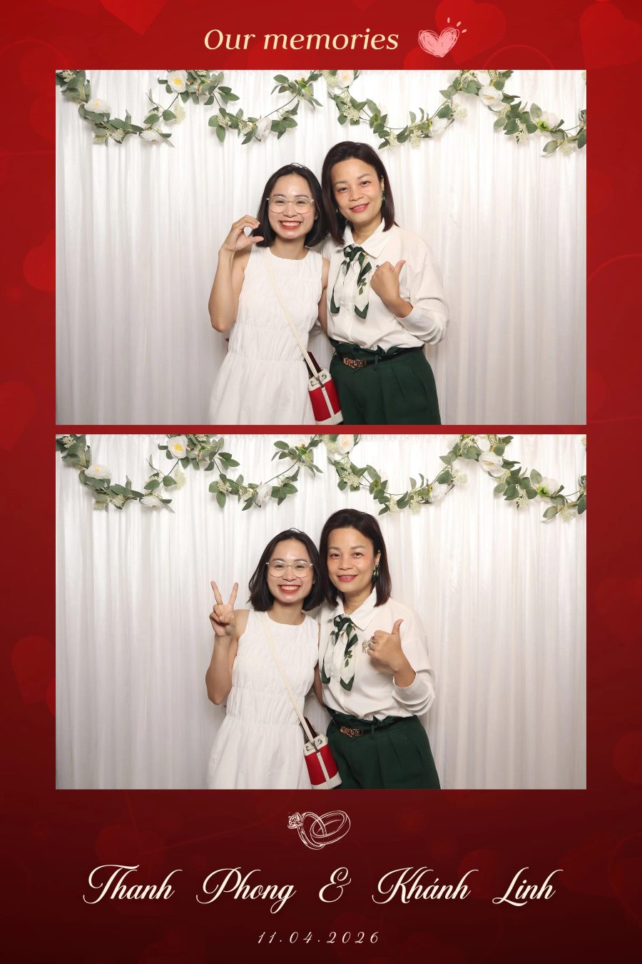 Chupbox Photobooth for Phong & Linh Wedding at Luxury Palace