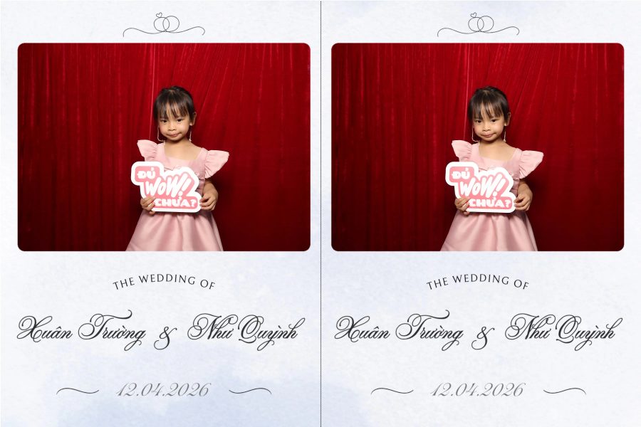 Chupbox Wedding Photobooth for Truong & Quynh at Luxury Palace