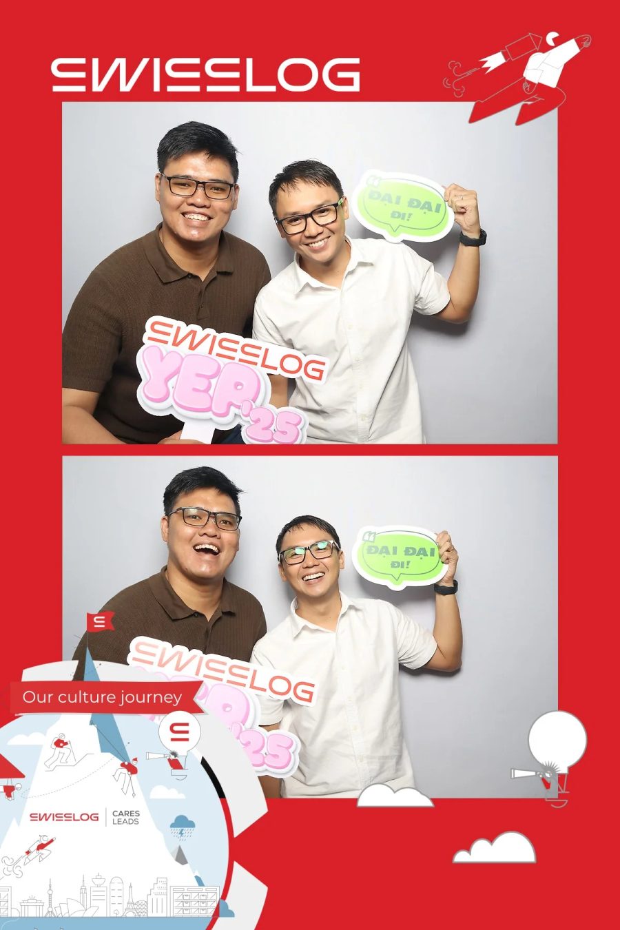 Chupbox Photobooth for Swisslog Year-end Party 2026 by Kuka Vietnam