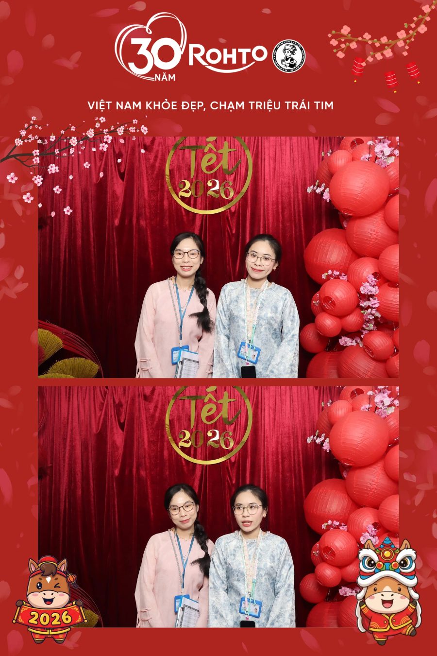 Rohto Vietnam Year-end Party with Chupbox Photobooth