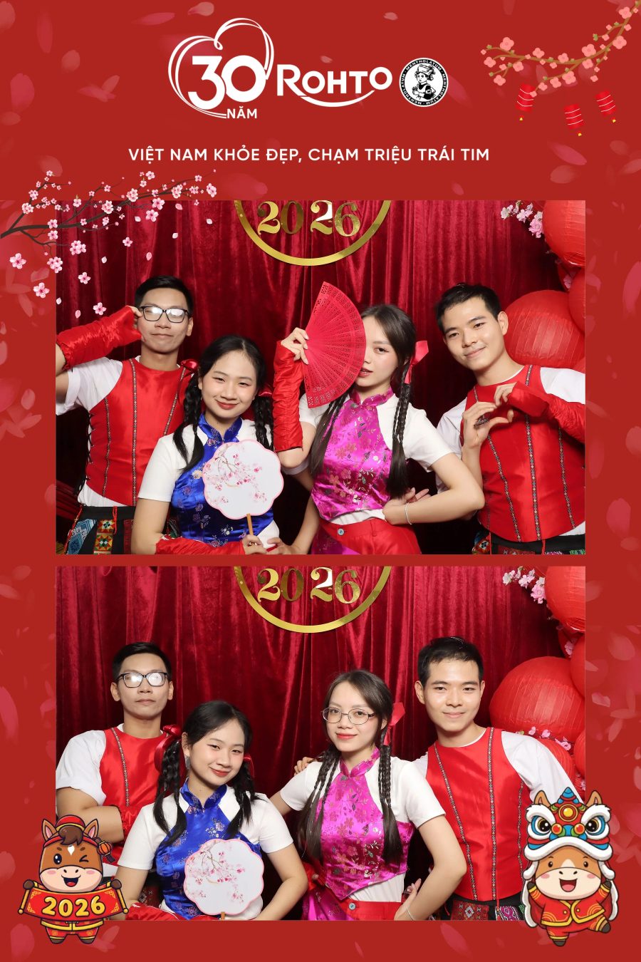 Rohto Vietnam Year-end Party with Chupbox Photobooth