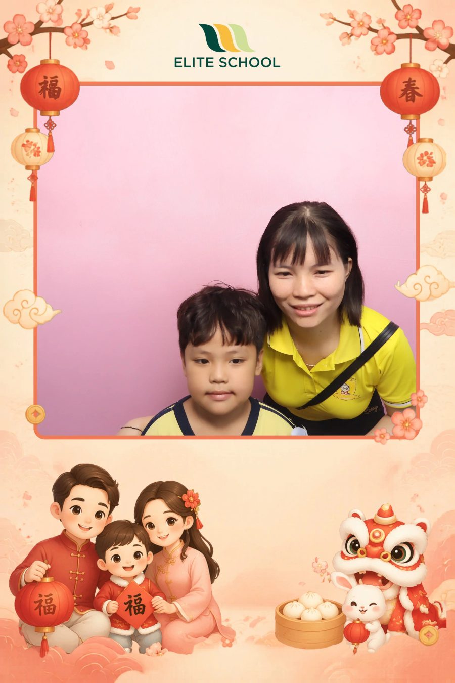 Chupbox Photobooth for Family day at Elite School Binh Duong