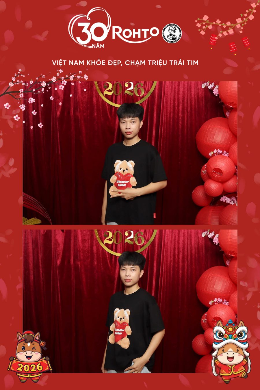 Rohto Vietnam Year-end Party with Chupbox Photobooth