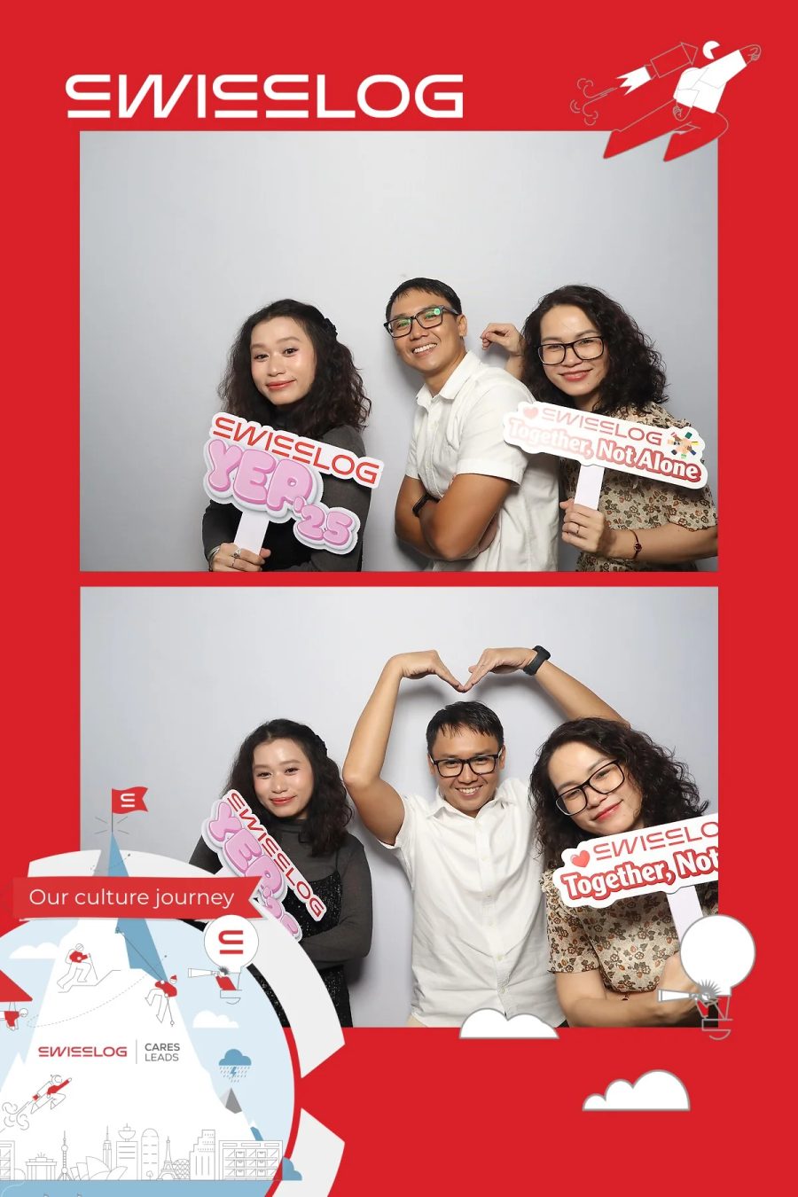 Chupbox Photobooth for Swisslog Year-end Party 2026 by Kuka Vietnam