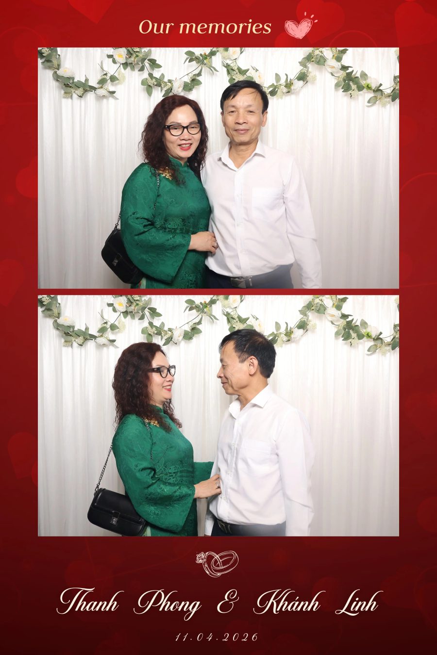 Chupbox Photobooth for Phong & Linh Wedding at Luxury Palace