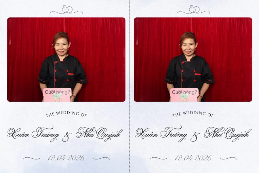 Chupbox Wedding Photobooth for Truong & Quynh at Luxury Palace