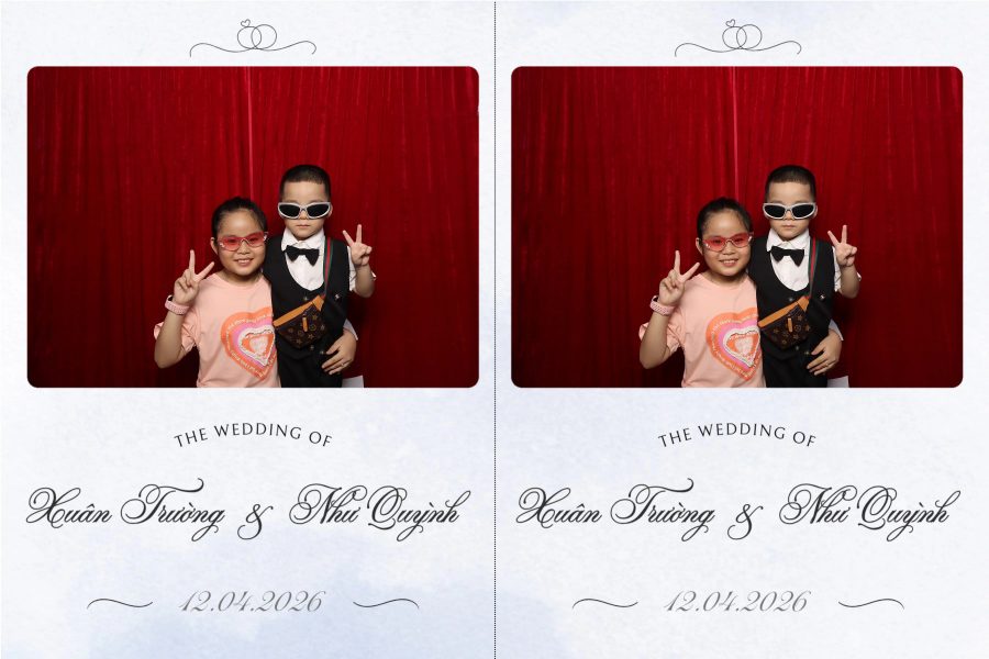 Chupbox Wedding Photobooth for Truong & Quynh at Luxury Palace