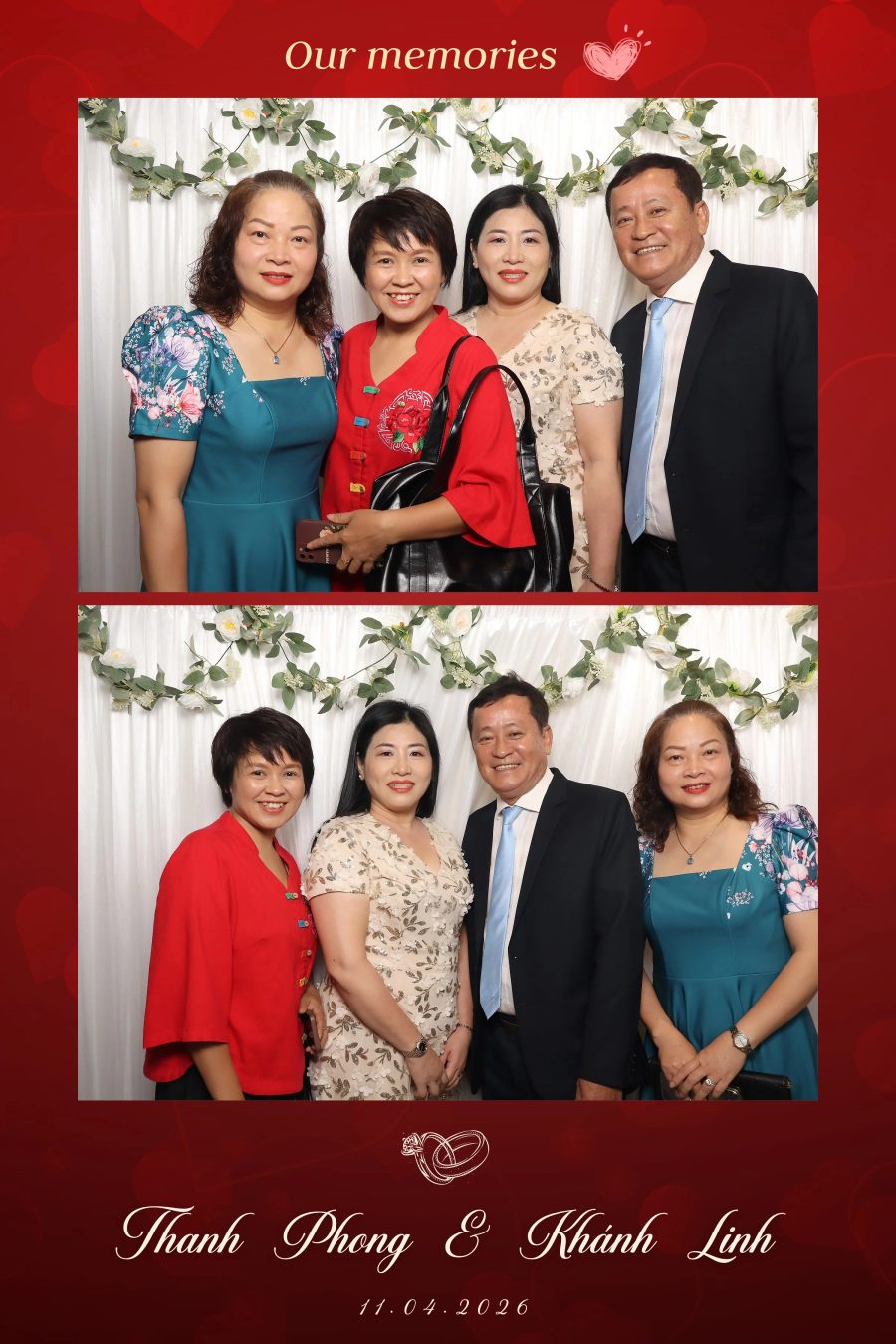 Chupbox Photobooth for Phong & Linh Wedding at Luxury Palace