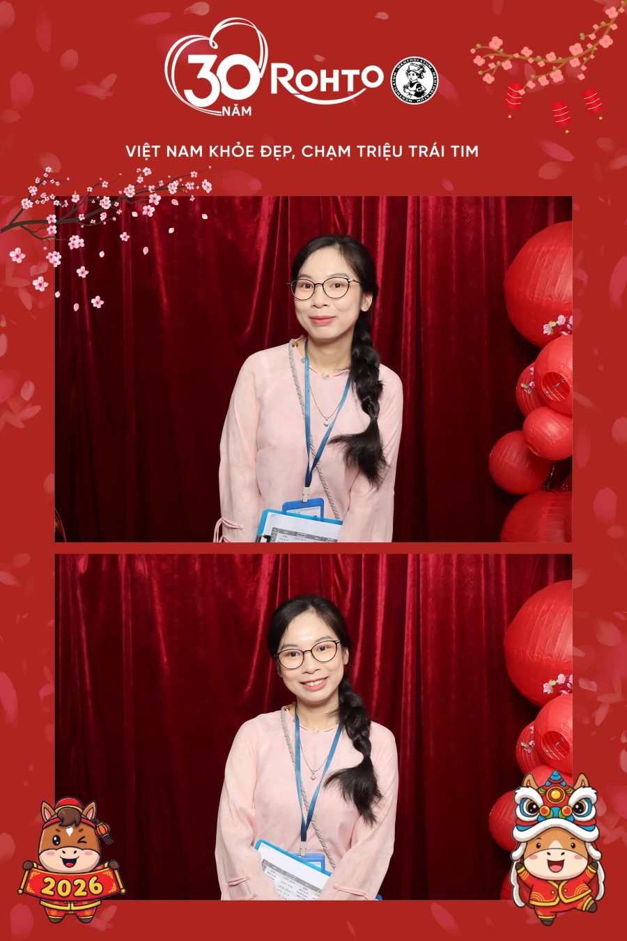 Rohto Vietnam Year-end Party with Chupbox Photobooth