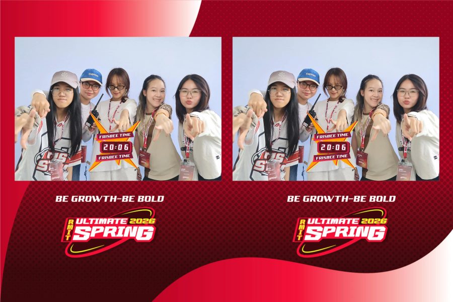 Chupbox Photobooth of RMIT Ultimate Frisbee Club at RMIT university in HCM
