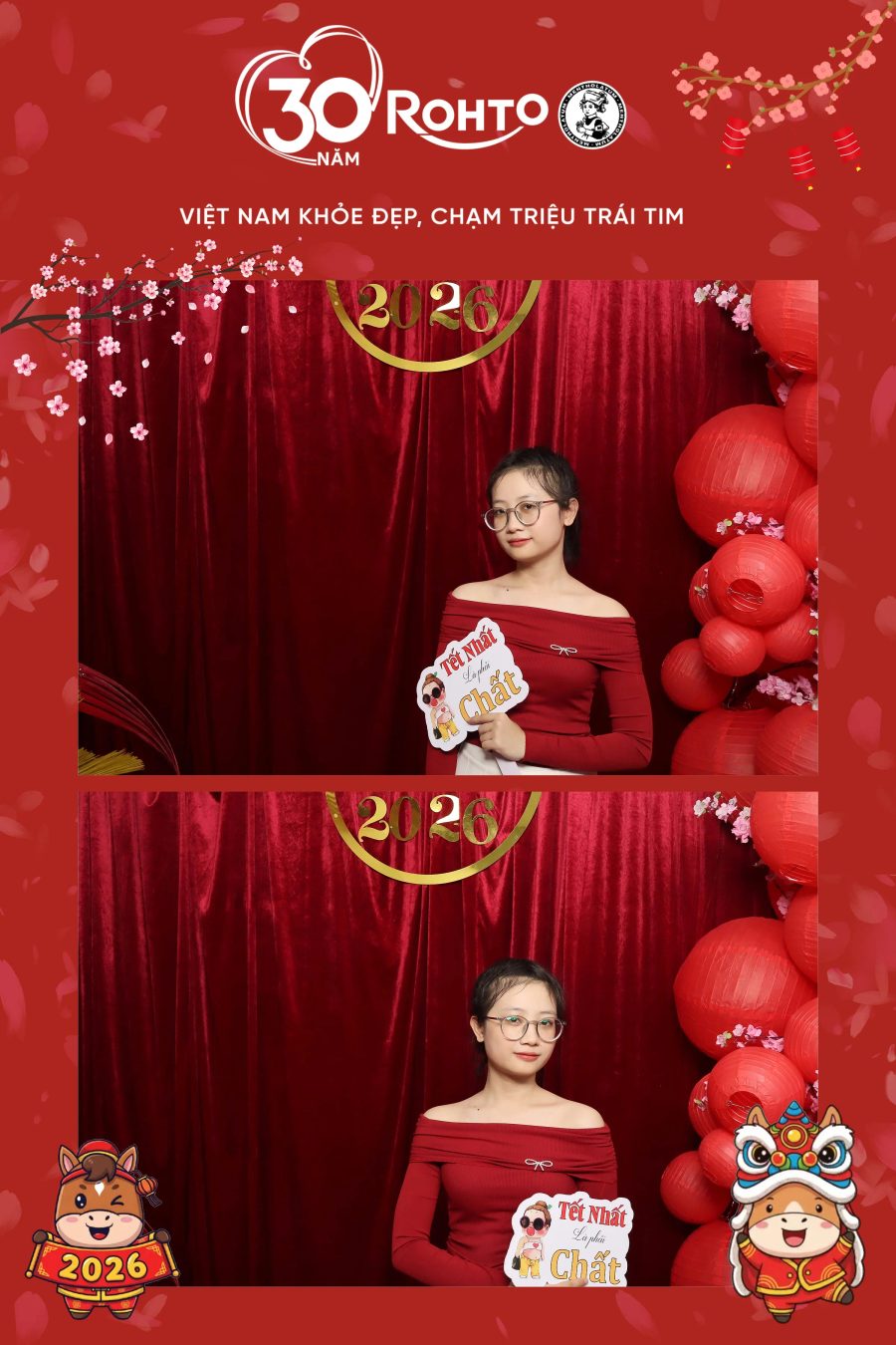 Rohto Vietnam Year-end Party with Chupbox Photobooth