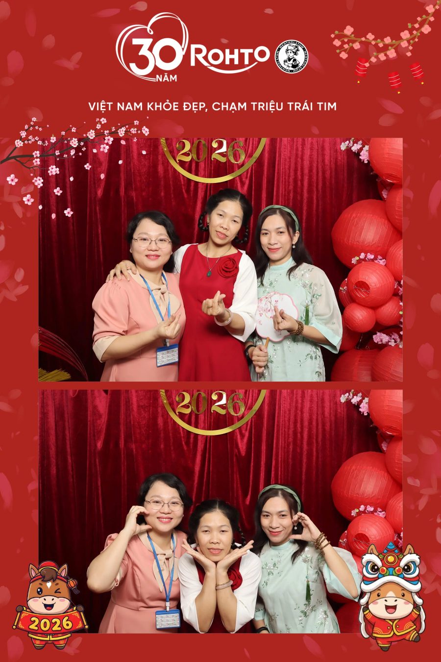 Rohto Vietnam Year-end Party with Chupbox Photobooth