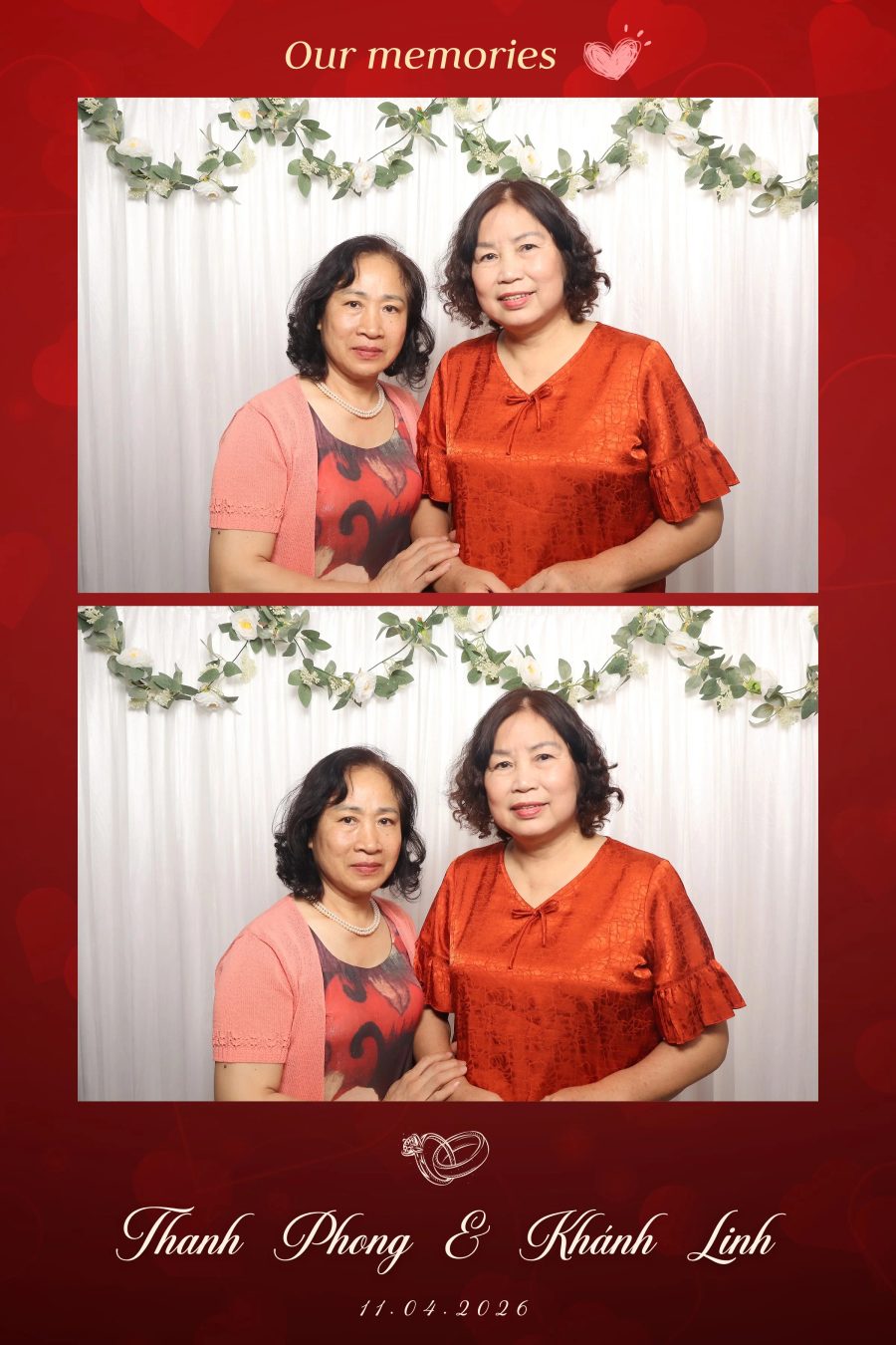 Chupbox Photobooth for Phong & Linh Wedding at Luxury Palace