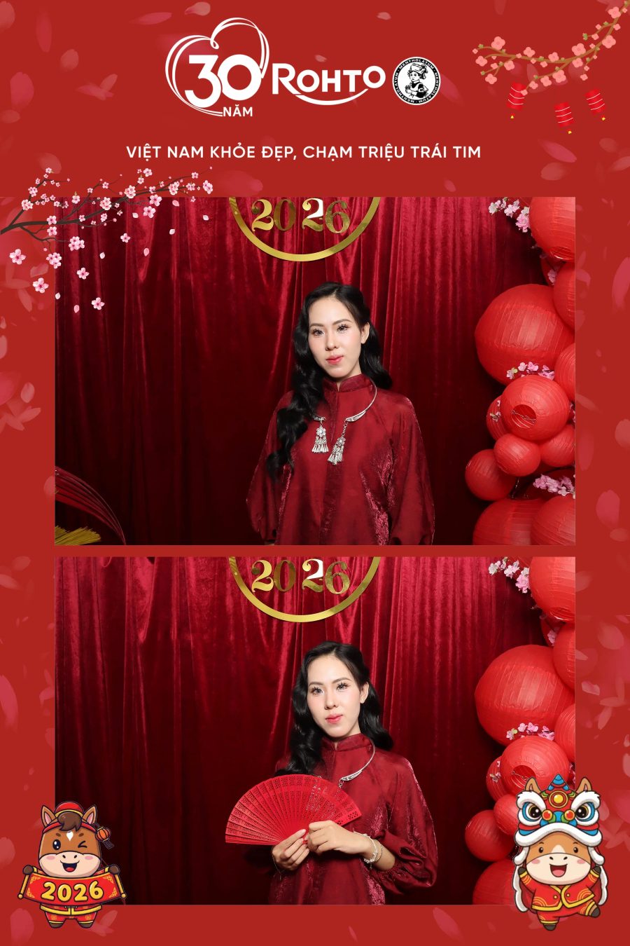 Rohto Vietnam Year-end Party with Chupbox Photobooth