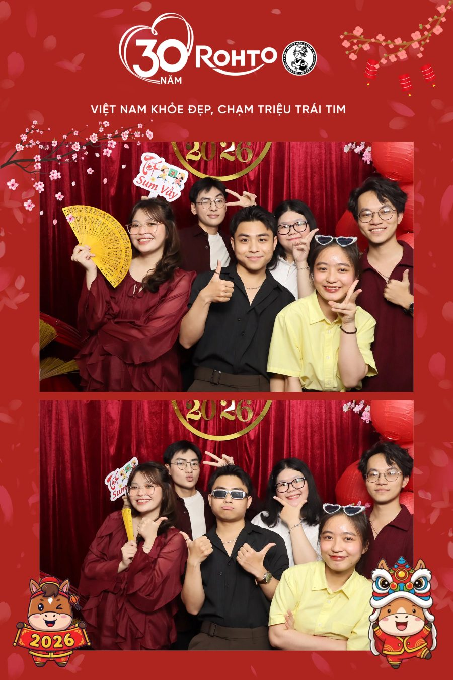Rohto Vietnam Year-end Party with Chupbox Photobooth