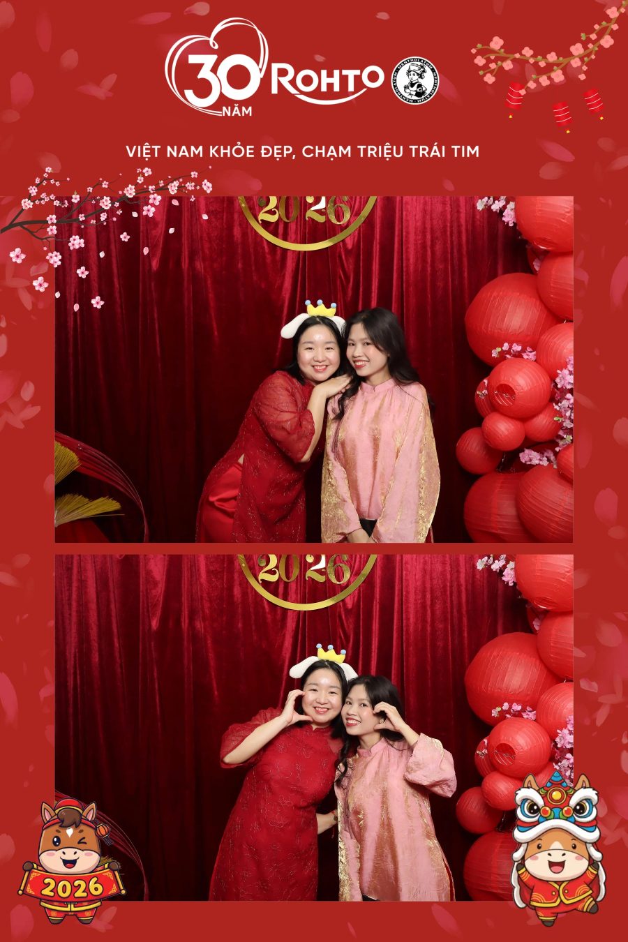 Rohto Vietnam Year-end Party with Chupbox Photobooth
