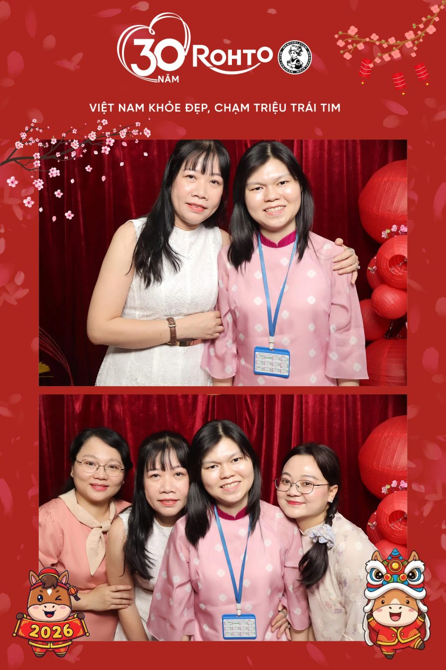 Rohto Vietnam Year-end Party with Chupbox Photobooth