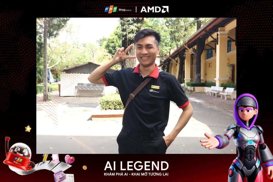 Chupbox Photobooth photo for FPT Shop Event at Nguyễn Thị Minh Khai High School