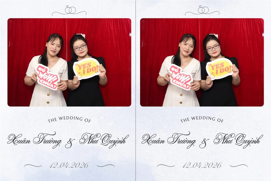 Chupbox Wedding Photobooth for Truong & Quynh at Luxury Palace