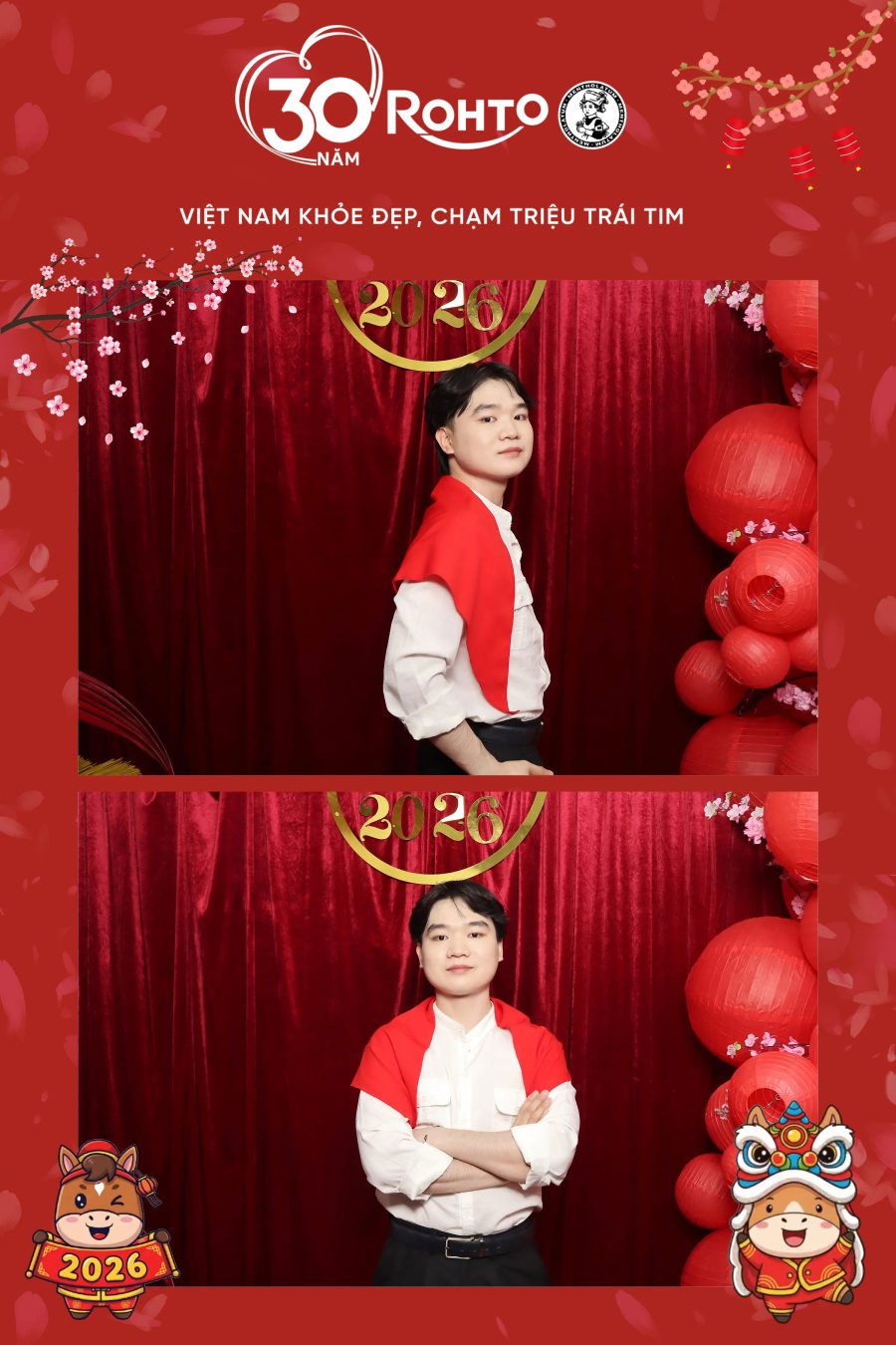 Rohto Vietnam Year-end Party with Chupbox Photobooth