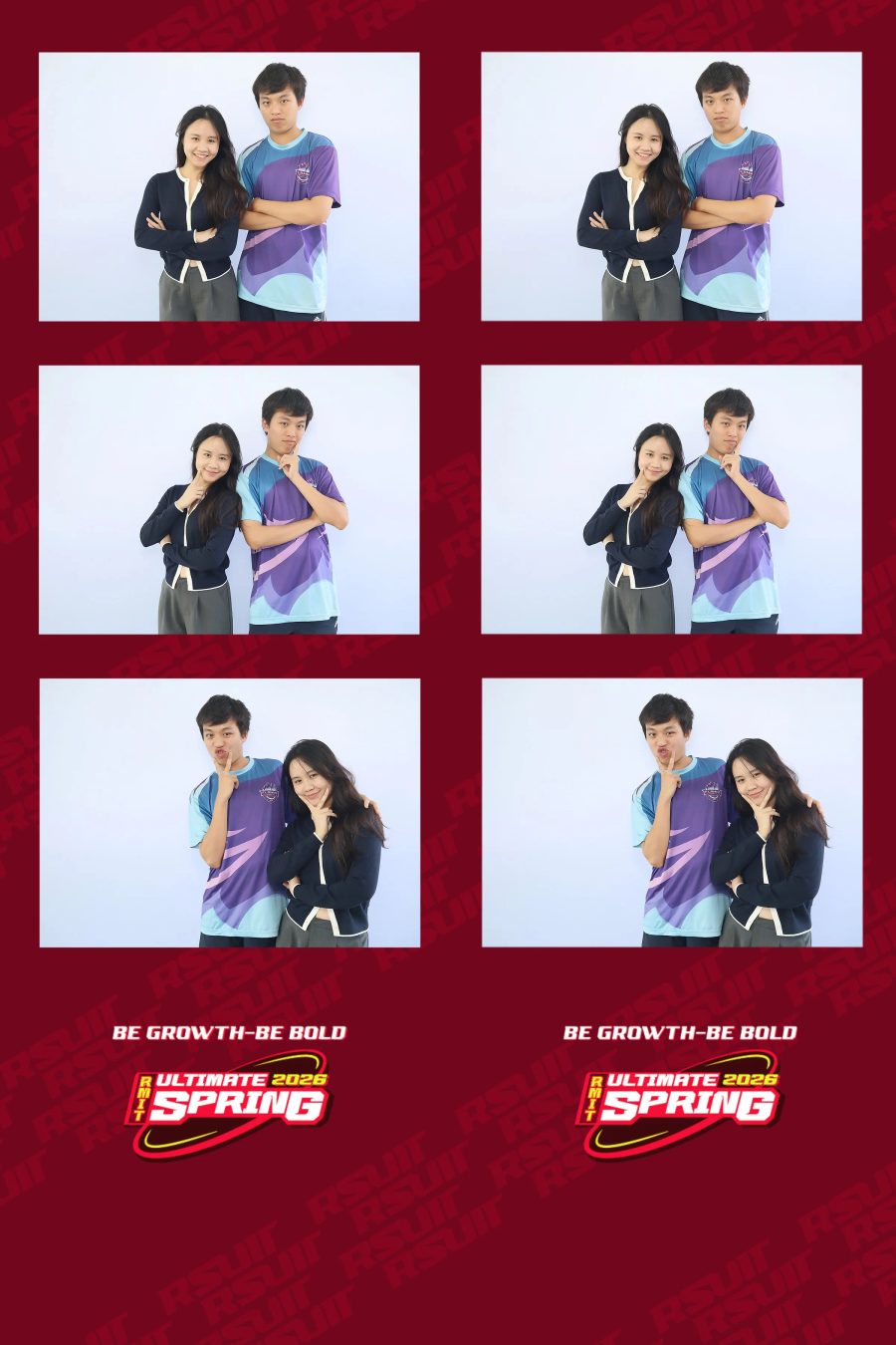 Chupbox Photobooth of RMIT Ultimate Frisbee Club at RMIT university in HCM