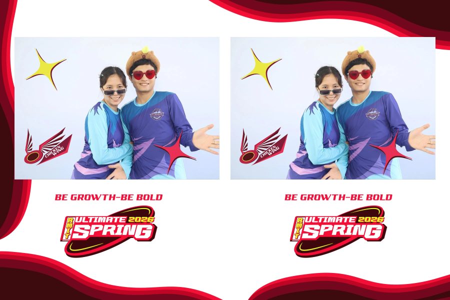 Chupbox Photobooth of RMIT Ultimate Frisbee Club at RMIT university in HCM