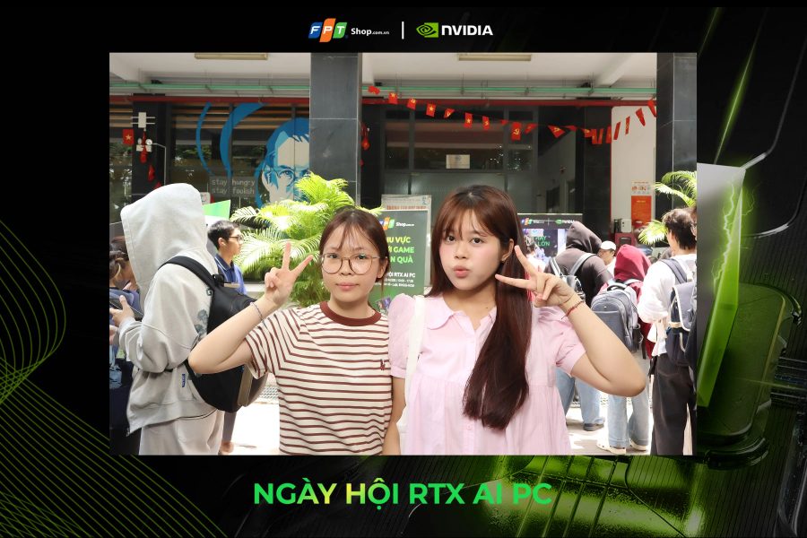 Chupbox Photobooth activity for Nvidia Promotion at University of Economics and Law