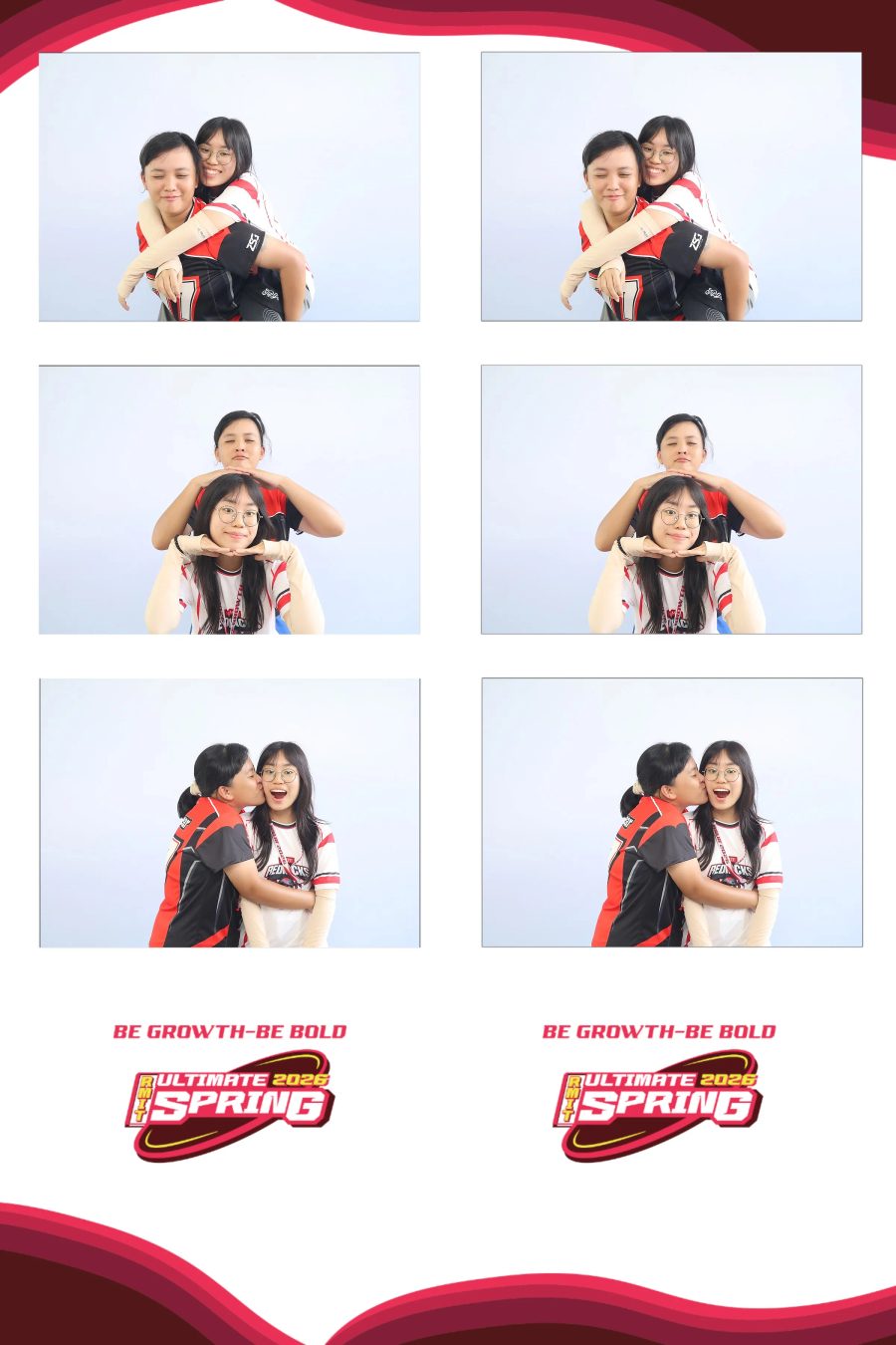 Chupbox Photobooth of RMIT Ultimate Frisbee Club at RMIT university in HCM