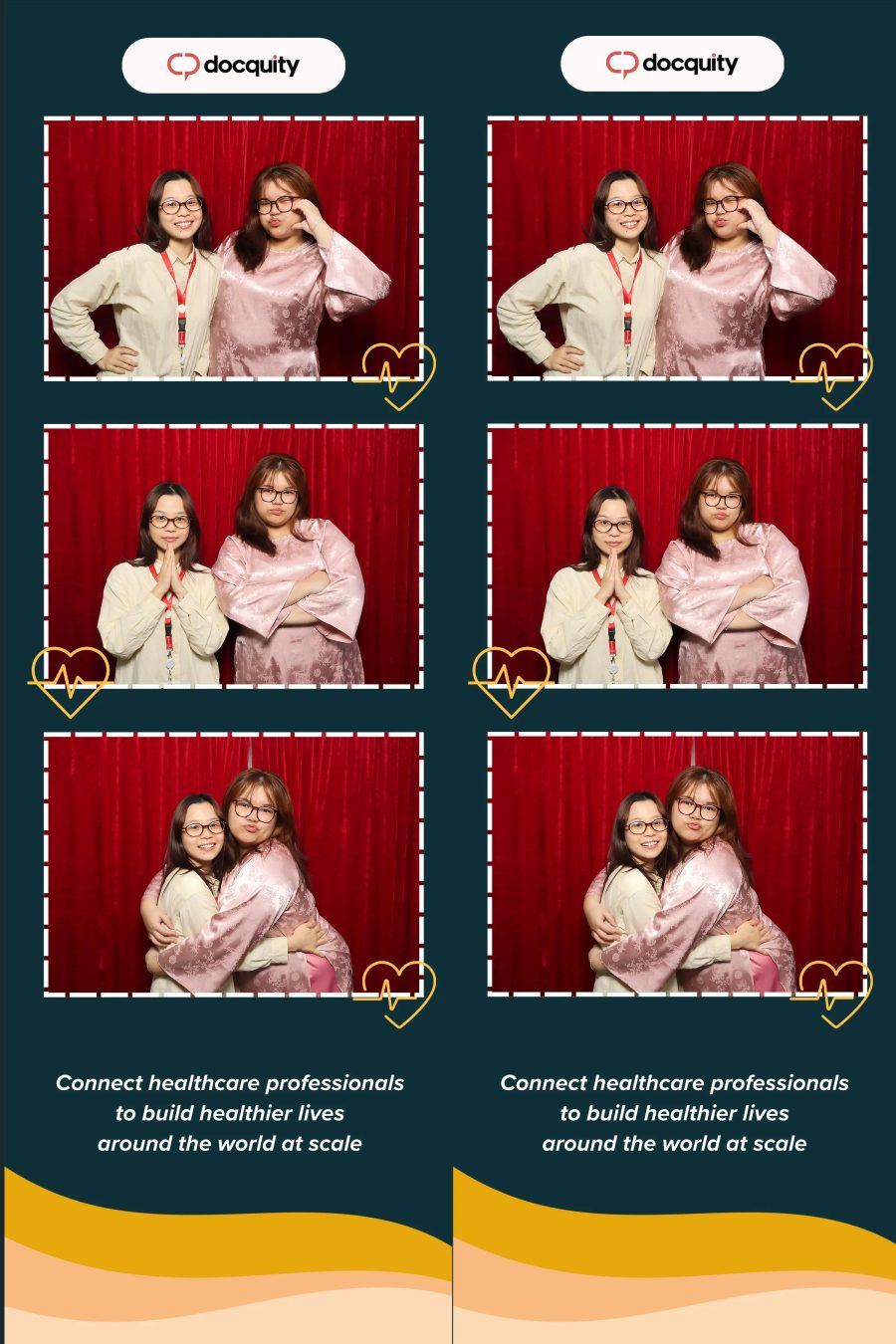 Chupbox Photobooth operation at Docquity company event