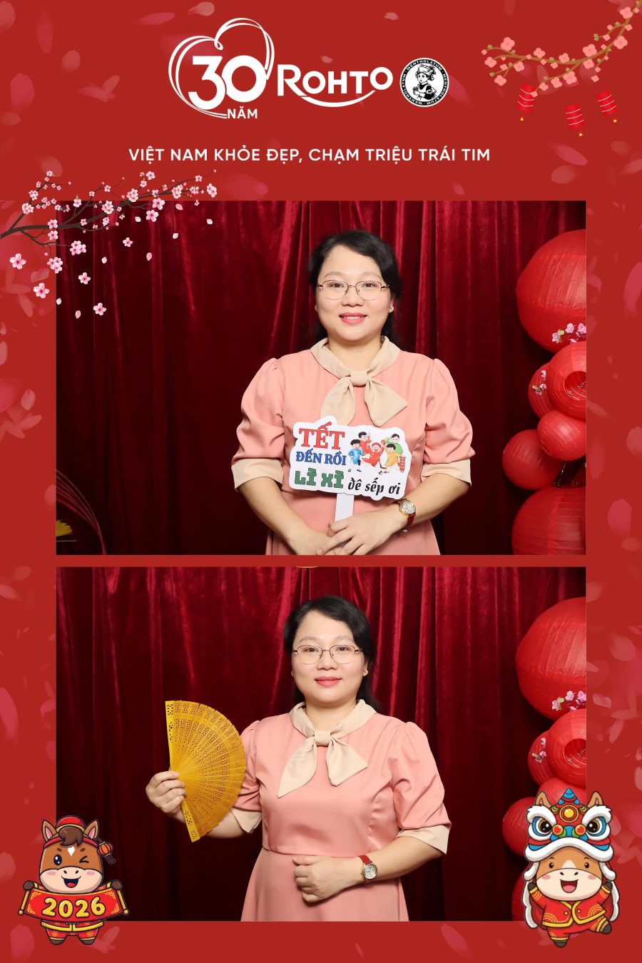 Rohto Vietnam Year-end Party with Chupbox Photobooth