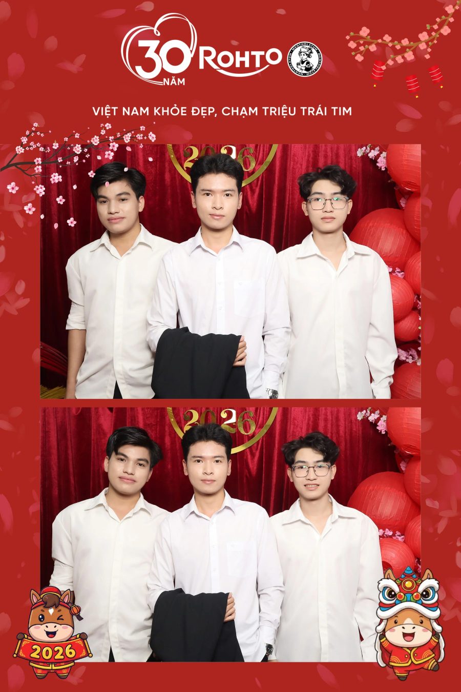 Rohto Vietnam Year-end Party with Chupbox Photobooth