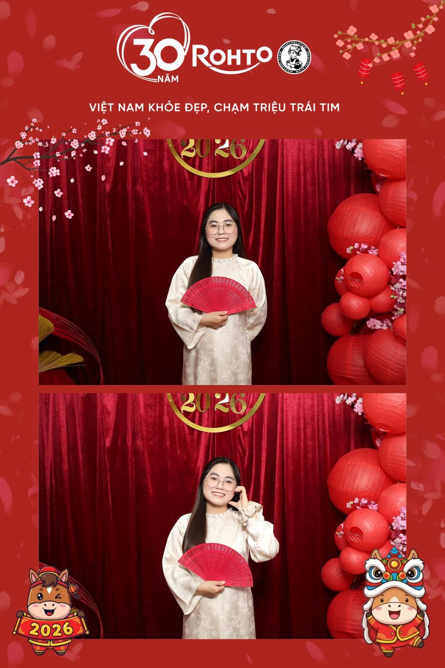 Rohto Vietnam Year-end Party with Chupbox Photobooth