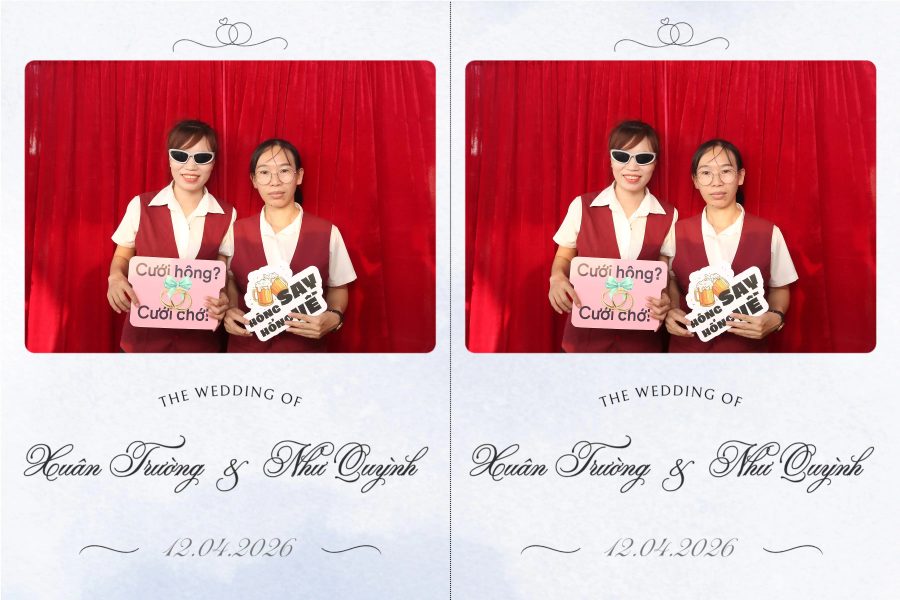Chupbox Wedding Photobooth for Truong & Quynh at Luxury Palace