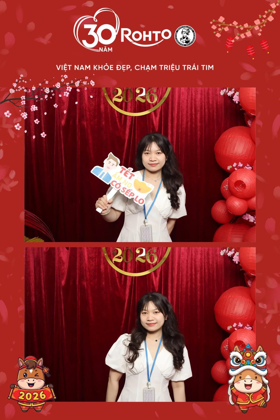 Rohto Vietnam Year-end Party with Chupbox Photobooth