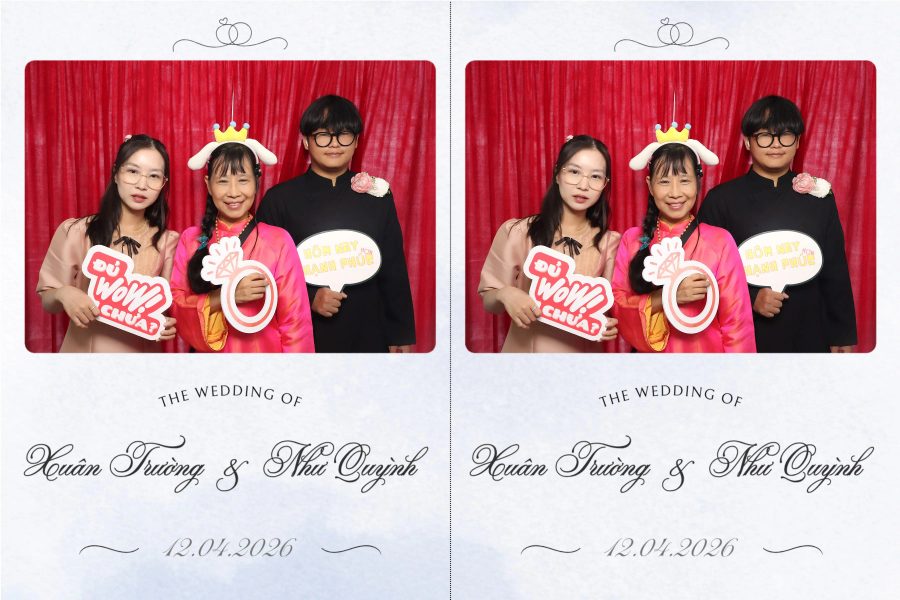 Chupbox Wedding Photobooth for Truong & Quynh at Luxury Palace