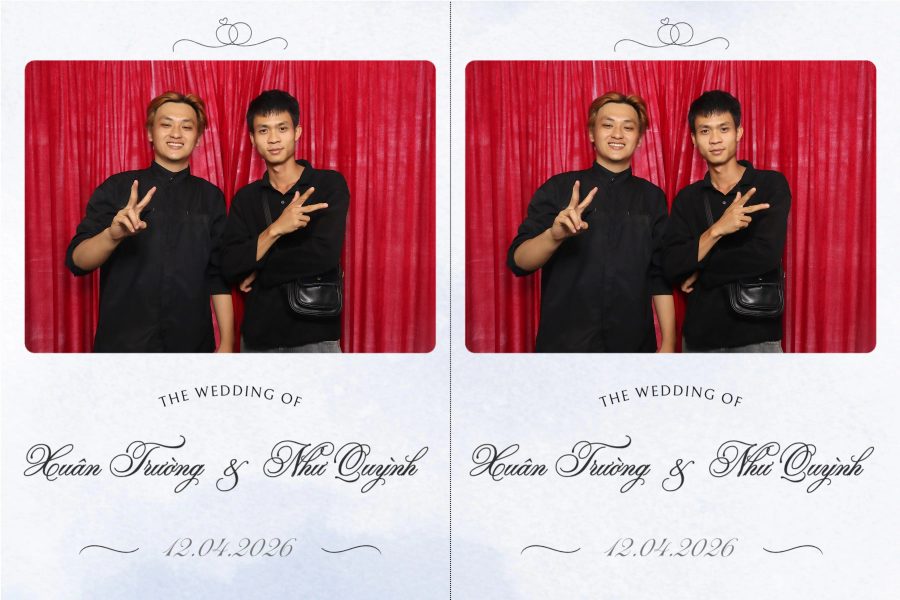 Chupbox Wedding Photobooth for Truong & Quynh at Luxury Palace