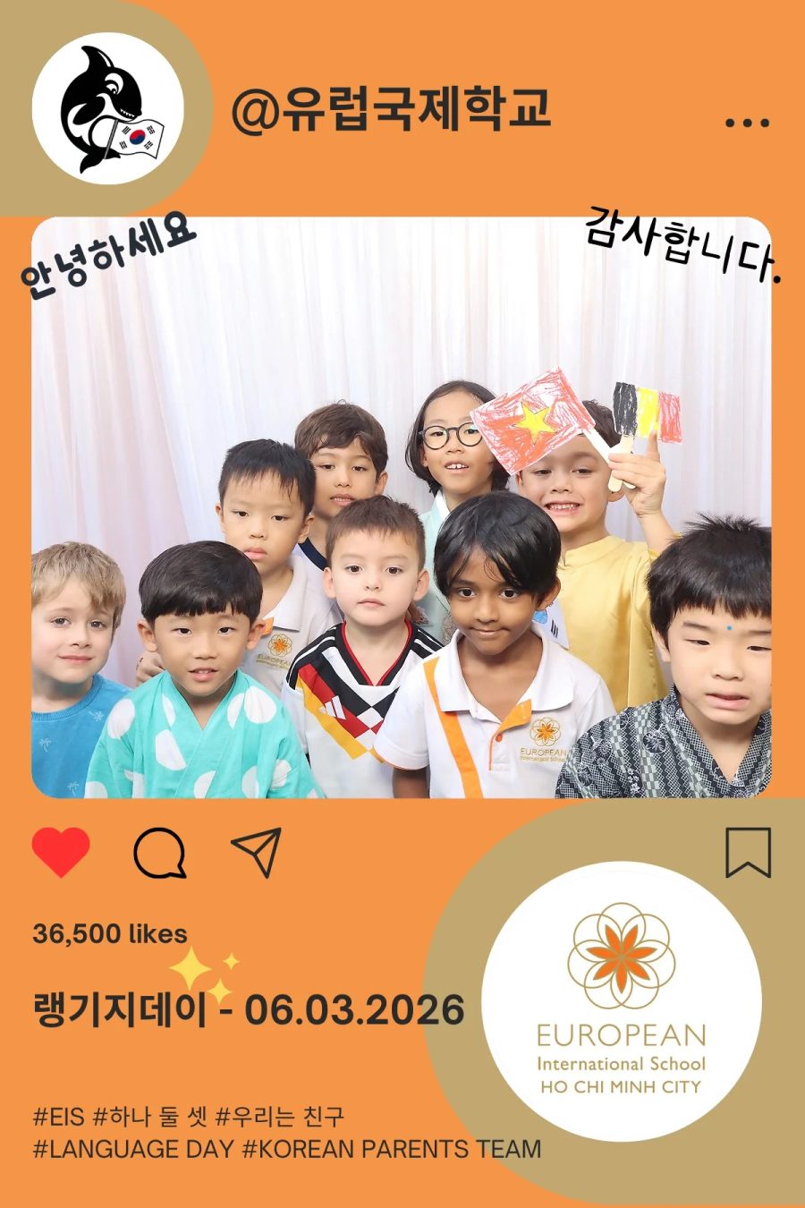 Language Day 2026 at European International School (EIS) in Ho Chi Minh City