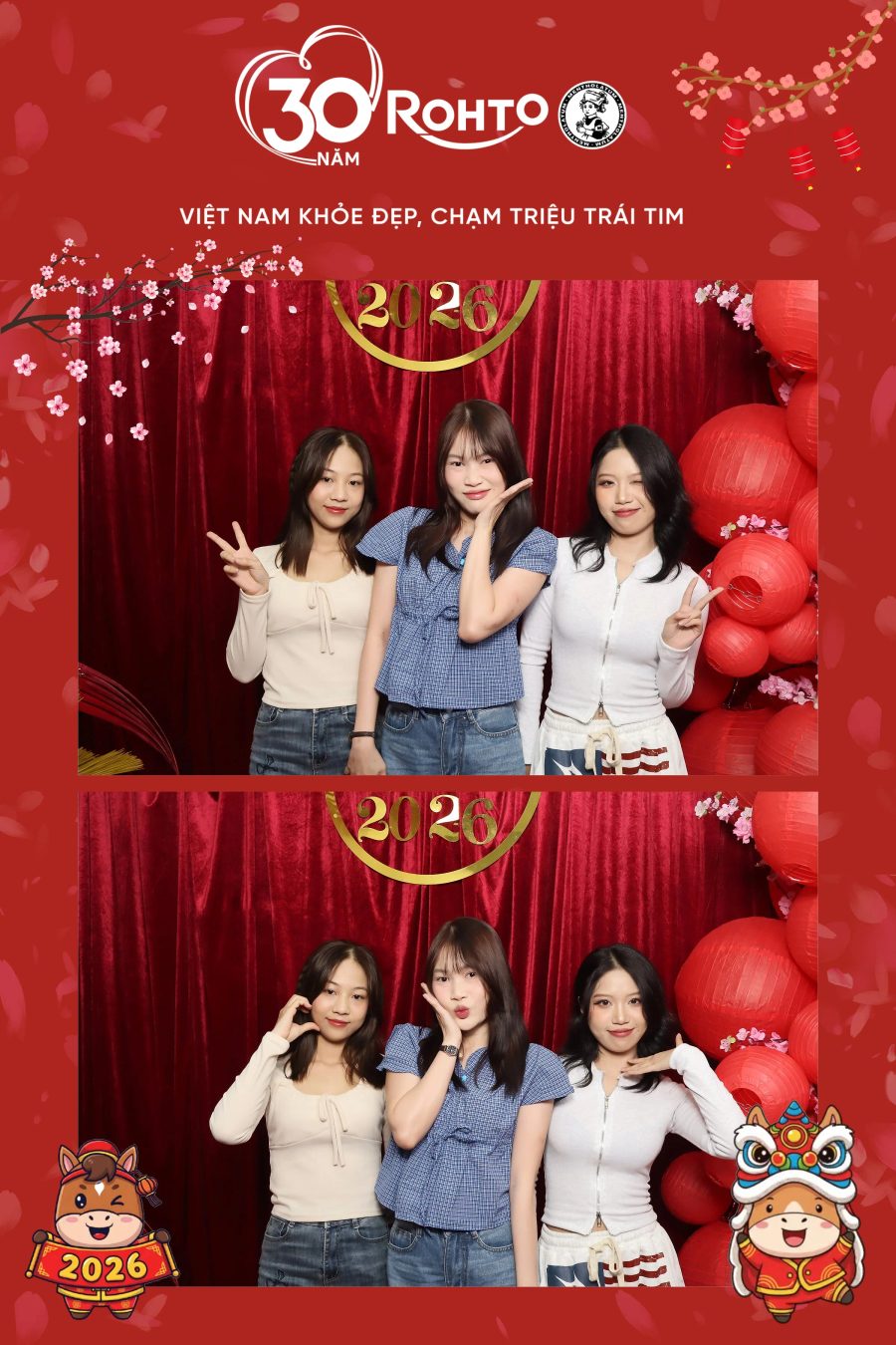 Rohto Vietnam Year-end Party with Chupbox Photobooth