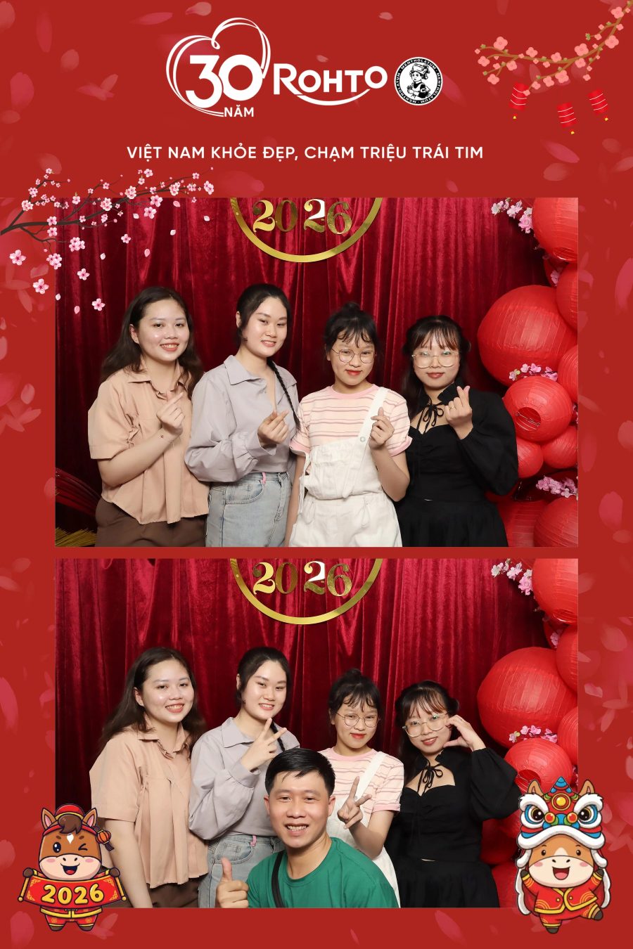 Rohto Vietnam Year-end Party with Chupbox Photobooth