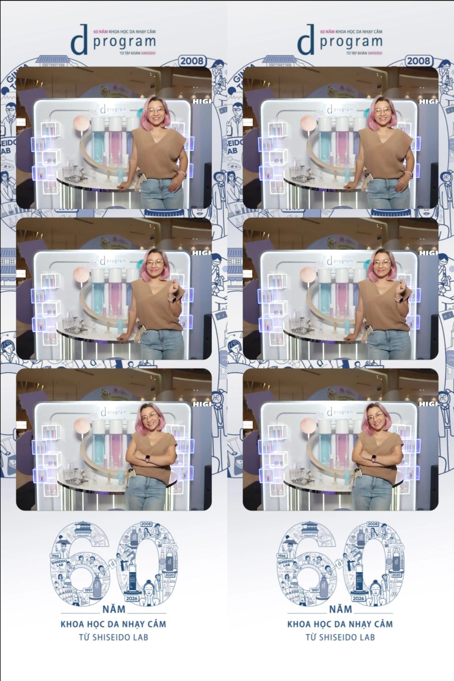 D program by Shiseido 60th Anniversary Promotion at Aeon Mall Tân Phú