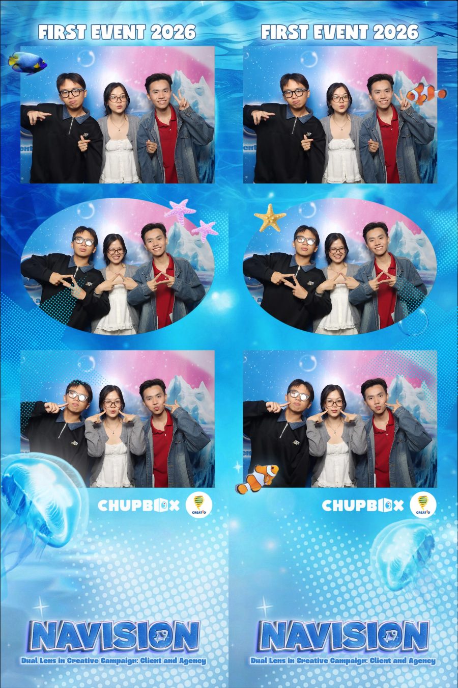 Chupbox Photobooth Photo at FIRST EVENT 2026 of Marketing Club Creatio