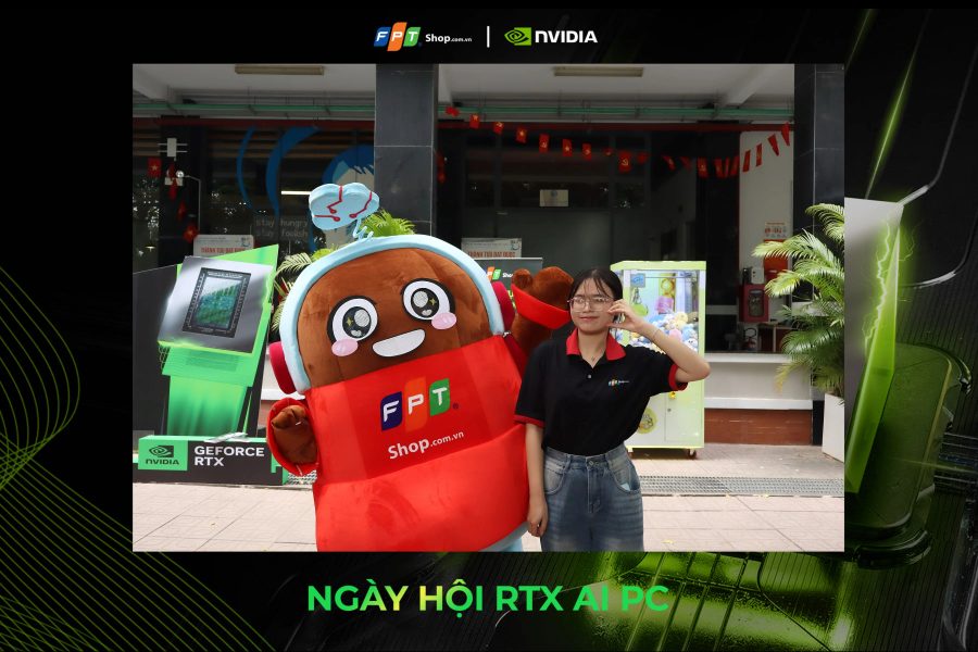 Chupbox Photobooth activity for Nvidia Promotion at University of Economics and Law