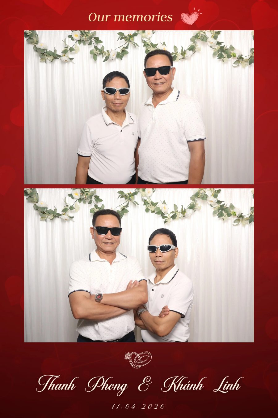 Chupbox Photobooth for Phong & Linh Wedding at Luxury Palace