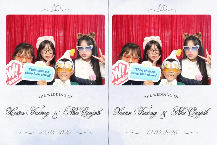Chupbox Wedding Photobooth for Truong & Quynh at Luxury Palace