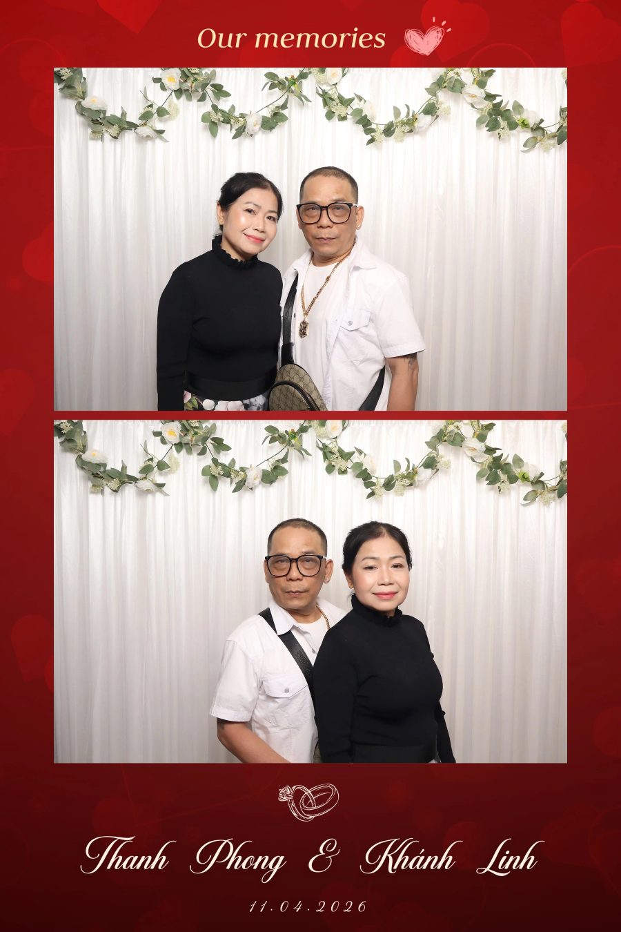 Chupbox Photobooth for Phong & Linh Wedding at Luxury Palace