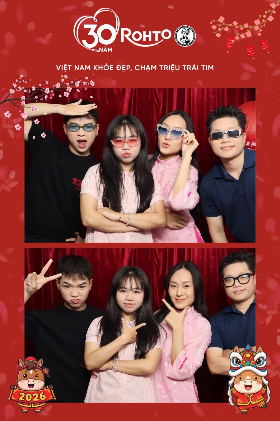 Rohto Vietnam Year-end Party with Chupbox Photobooth