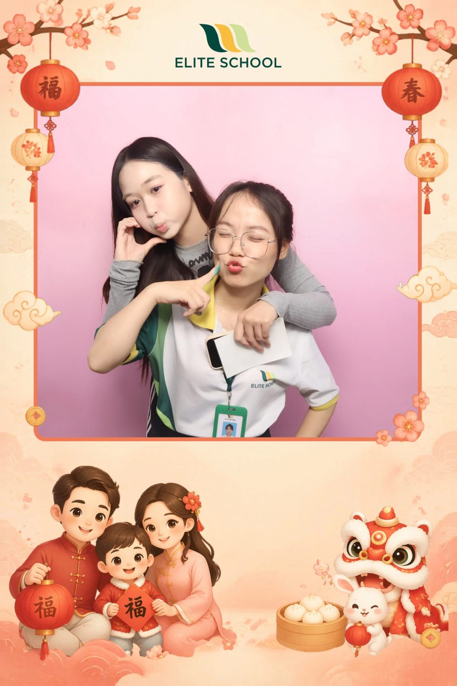 Chupbox Photobooth for Family day at Elite School Binh Duong
