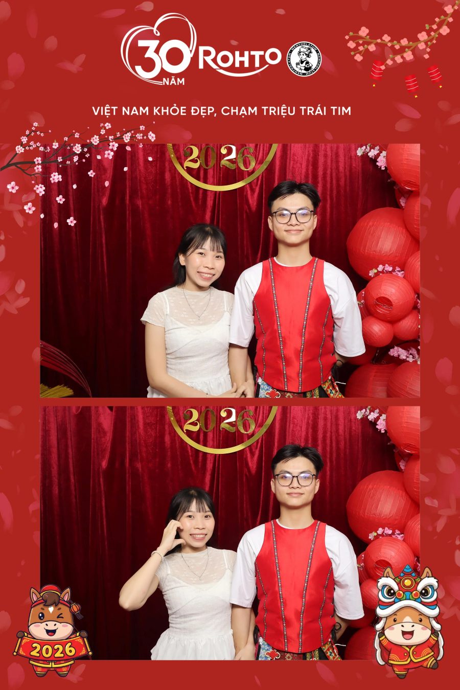 Rohto Vietnam Year-end Party with Chupbox Photobooth