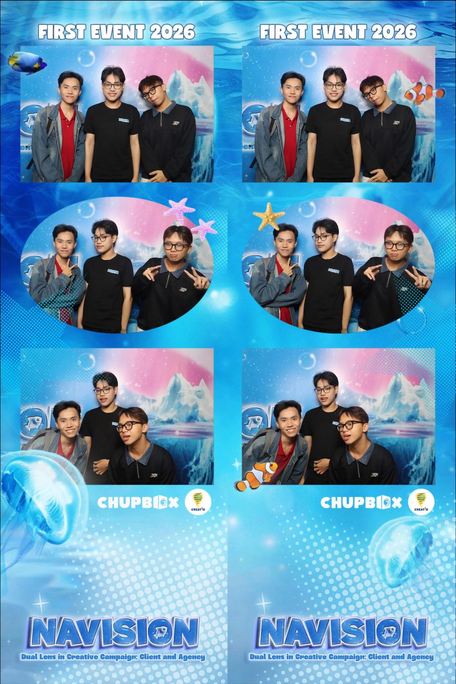 Chupbox Photobooth Photo at FIRST EVENT 2026 of Marketing Club Creatio