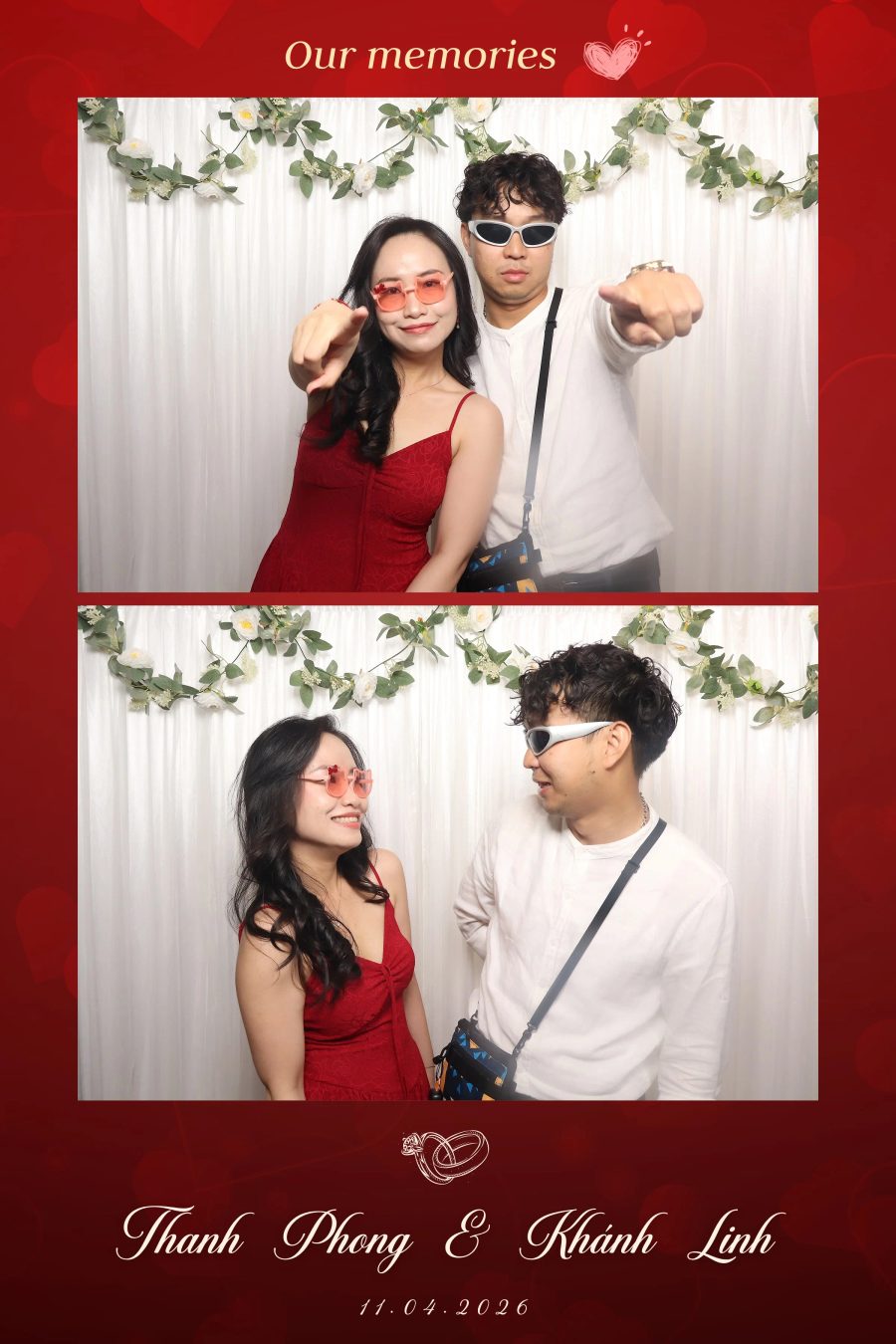 Chupbox Photobooth for Phong & Linh Wedding at Luxury Palace